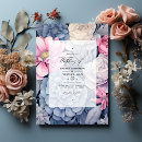 Search for dusty blue and blush pink wedding invitations Floral