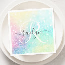Search for pretty napkins Pastel colours