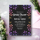 Search for neon bridal shower invitations Colourful