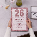 Search for 26th birthday invitations Chic