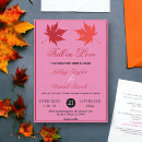 Search for fall leaves wedding invitations Floral