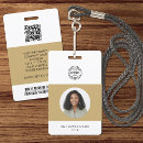 Search for vertical id badges Bar code