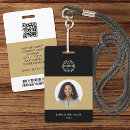 Search for professional id badges Qr code