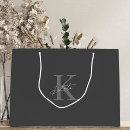 Search for initial gift bags Grey