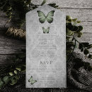 Search for green butterflies wedding invitations Butterfly