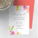 Search for bohemian engagement party invitations Floral