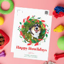 Search for funny dog picture postcards Happy howlidays