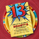 Search for super man invitations Comic book