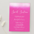Search for glam sweet 16 invitations Girly