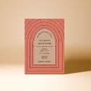 Search for vintage inspired wedding invitations Geometric