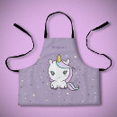 Search for purple unicorn aprons Cute