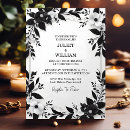 Search for tying the knot wedding invitations Black and white