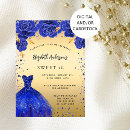 Search for royal blue gold sweet 16 Dress