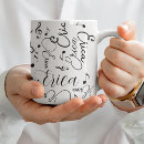 Search for music notes mugs Black and white