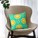 Search for yellow turquoise cushions Floral