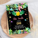 Search for flamingo and pineapple invitations For kids