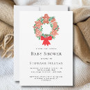 Search for christmas baby shower invitations Elegant