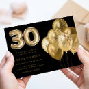 Search for balloons 30th birthday invitations Party