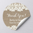 Search for burlap bridal shower stickers Vintage