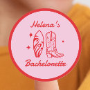 Search for pink cowboy boot stickers Bridesmaid