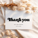 Search for retro wedding thank you cards Simple