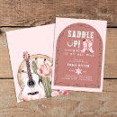 Search for western baby girl shower invitations Watercolor