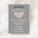 Search for blush rehearsal dinner invitations Heart