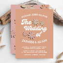 Search for groovy wedding invitations Pink