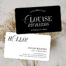 Search for nostalgic business cards Professional