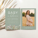 Search for photo baby shower invitations Boho chic