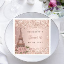 Search for paris napkins Rose gold