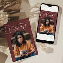 Search for maroon graduation invitations Stylish