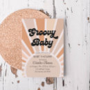 Search for retro groovy invitations Gender neutral