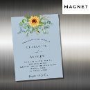 Search for blue and sunflower wedding invitations Botanical