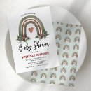Search for festive baby shower invitations Rustic