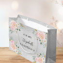 Search for bridesmaid gift bags Blush pink