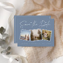 Search for dusty blue wedding save the dates Minimal