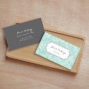 Search for aqua business cards Pretty