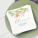 Search for cocktail wedding napkins Cheers
