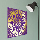 Search for elegant snowflake posters Purple