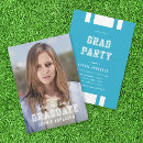 Search for athlete graduation invitations Blue