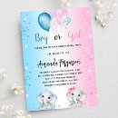 Search for pink party invitations Pink and blue