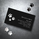 Search for paw print business cards Veterinarian