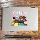 Search for womens work stickers Girl power
