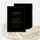 Search for black 21st birthday invitations Minimalist