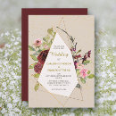 Search for rose gold confetti wedding invitations Floral