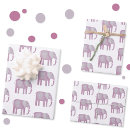 Search for elephant wrapping paper Watercolor