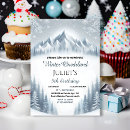 Search for boy winter onederland invitations Elegant