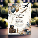 Search for world traveler birthday invitations Around the world