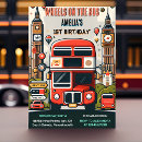 Search for party bus invitations Wheels on the bus